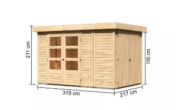 Drevený záhradný domček RETOLA 3 Lanitplast