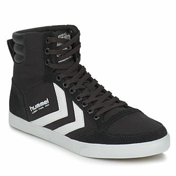 hummel  TEN STAR HIGH CANVAS  Členkové tenisky Čierna