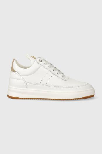 Kožené tenisky Filling Pieces Low Top Bianco biela farba, 10127791921