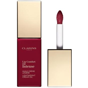Clarins Lip Comfort Oil Intense olejový lesk na pery s vyživujúcim účinkom odtieň 08 Intense Burgundy 6 ml