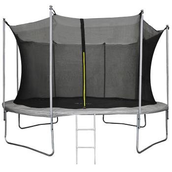 NABBI Skyper trampolína 366 cm čierna / sivá