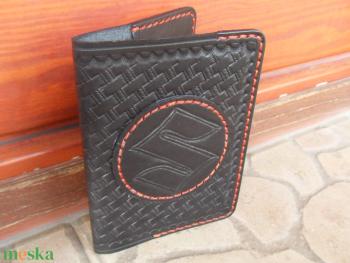 Bőr Forgalmi tok "Suzuki"