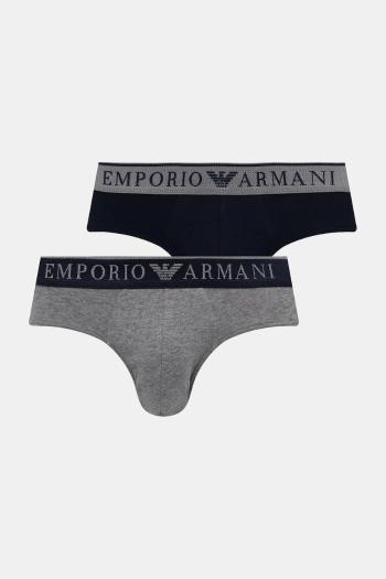 Slipy Emporio Armani Underwear 2-pak čierna farba, EM000251 AF10776