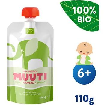 SALVEST Muuti BIO Hruška a banán s malinou (110 g) (4740073072813)