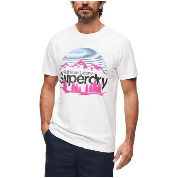 Superdry  -  Tričká s krátkym rukávom Biela