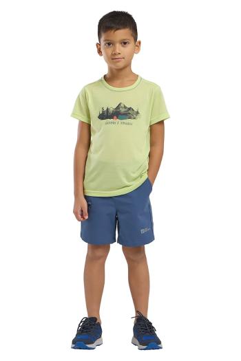 Detské krátke nohavice Jack Wolfskin TURBULENCE SHORTS K jednofarebné, nastaviteľný pás A63685