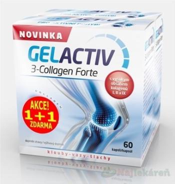 GelActiv 3-Collagen Forte 60 + 60 kapsúl