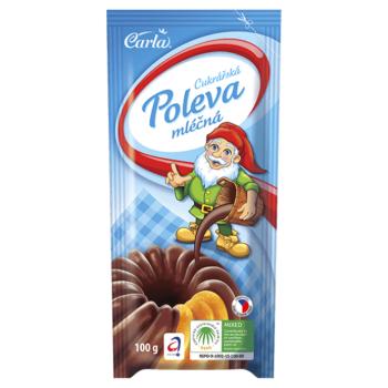 CARLA Cukrárska poleva mliečna 100 g