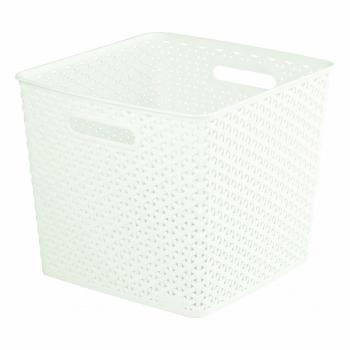 Curver čtvercový box, MY STYLE, krémová