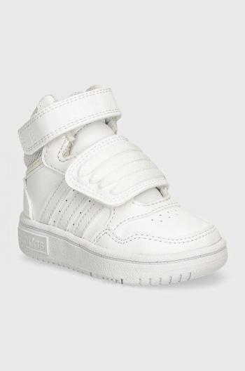 Detské tenisky adidas Originals HOOPS MID 3.0 AC biela farba, IH7902