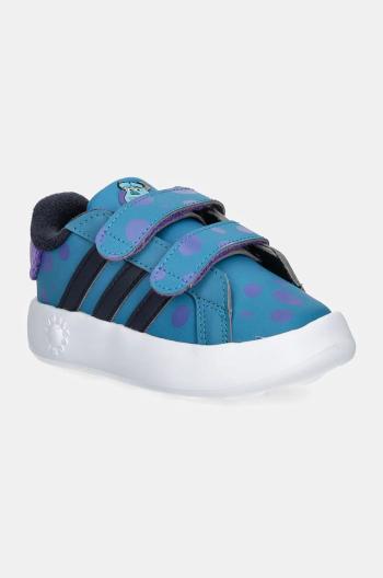 Detské tenisky adidas GRAND COURT Sulley CF tyrkysová farba, IF4057