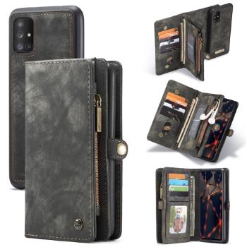 WALLET Ochranný kryt s peňaženkou 2v1 pre Samsung Galaxy A51 čierny