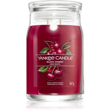 Yankee Candle Black Cherry vonná sviečka Signature 567 g