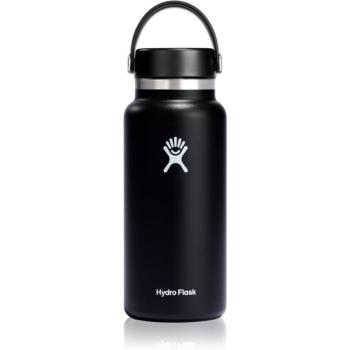 Hydro Flask Wide Mouth Flex Cap termofľaša farba Black 946 ml