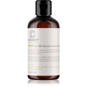 Canneff Green CBD Micellar Make-up Remover čistiaca a odličovacia micelárna voda 200 ml