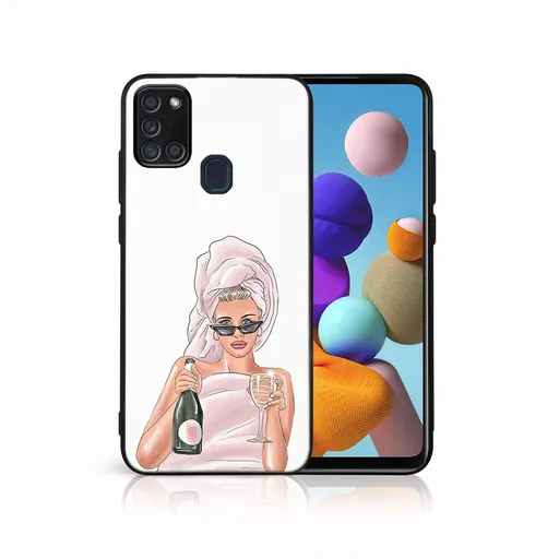 MY ART Ochranný obal pre Samsung Galaxy A21s CHAMPAGNE (134)
