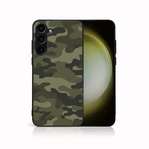 MY ART Ochranný kryt pre Samsung Galaxy S25 FE GREEN CAMO (235)