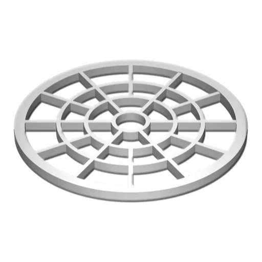 Tece Drainline sitko na vlasy nerez lesk 660005