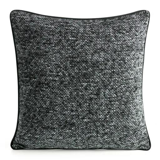 ArtFir Obliečka na vankúš BARI 02 | tmavosivá 45 x 45 cm