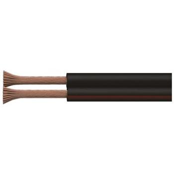 EMOS Dvojlinka netienená 2 × 0,15 mm čierno/červená, 200 m (2308201550)