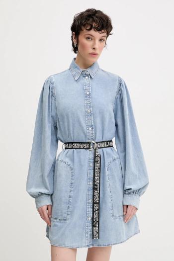 Bavlnené šaty Karl Lagerfeld Jeans mini, rovný strih, A2W13022