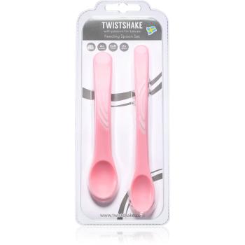 Twistshake Feeding Spoon Set lyžička 4+m Pastel Pink 2 ks