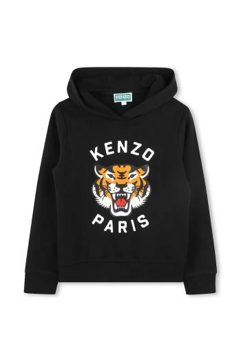 Detská bavlnená mikina Kenzo Kids s kapucňou, s potlačou, K61124