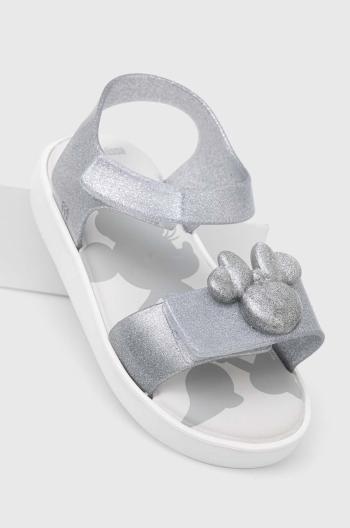 Detské sandále Melissa JUMP DISNEY 100 BB strieborná farba