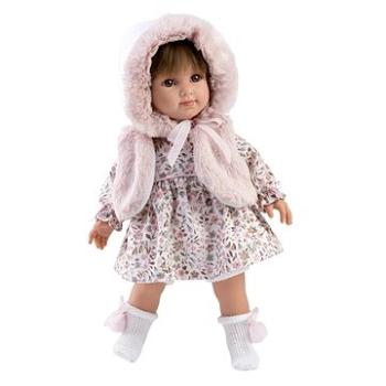 Llorens 53546 Sára – reálna bábika s mäkkým látkovým telom – 35 cm (8426265535460)