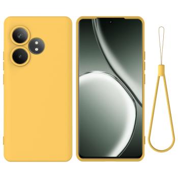 RUBBER Ochranný obal pre Realme GT 6 / Realme GT 6T žltý