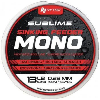 Nytro vlasec sublime sinking feeder mono 150 m - 0,26 mm 3,6 kg