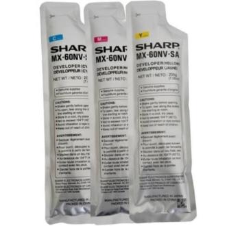 Sharp MX-61GVSA farebná (CMY) sada originálny developer