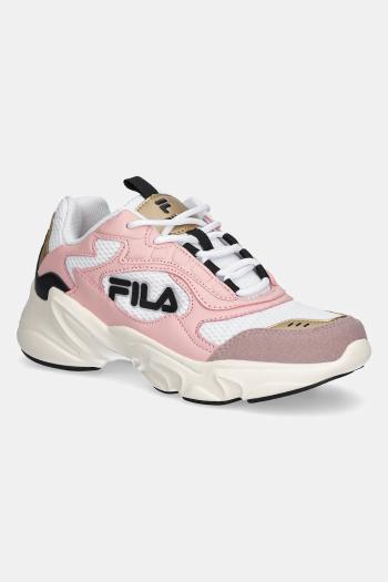 Detské tenisky Fila COLLENE LOGO ružová farba, FFK0248