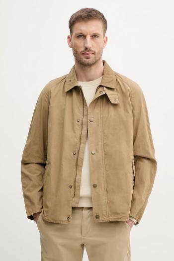 Bavlnená bunda Barbour Tracker Casual zelená farba, prechodná, MCA0978