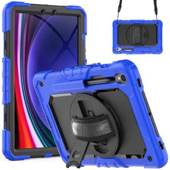 SOLID 360 Odolný obal pre Samsung Galaxy Tab S9 / Tab S9 FE / Tab S10 FE modrý
