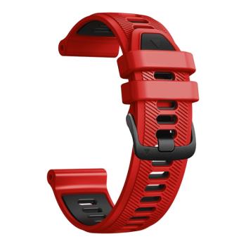 SPORTY Vymeniteľný silikónový remienok Garmin Forerunner 965 červený