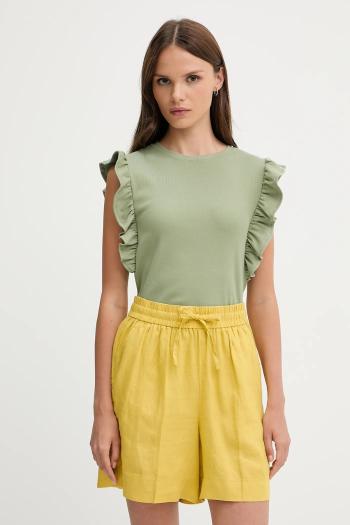 Top United Colors of Benetton zelená farba, 3FMED10A3