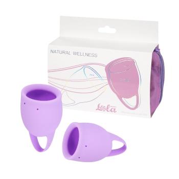 LOLA GAMES  Sada menštruačných kalíškov Natural Wellness Lavender Orchid 2 ks