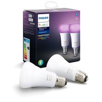 Philips Hue White and Color ambiance 9 W E27 sada 2 ks (929002489602)