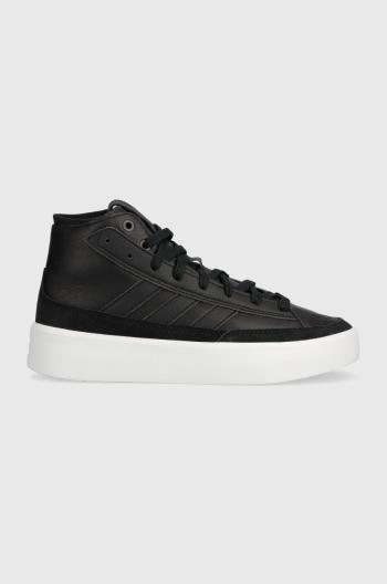 Kožené tenisky adidas čierna farba, IG0437