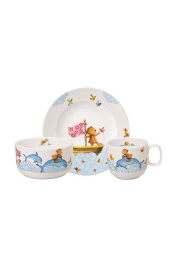 Detská raňajková súprava Villeroy & Boch Happy as a Bear 3-pak