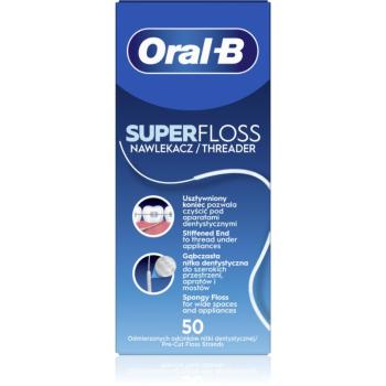 Oral B Super Floss dentálna niť pre strojček a implantáty 50 ks