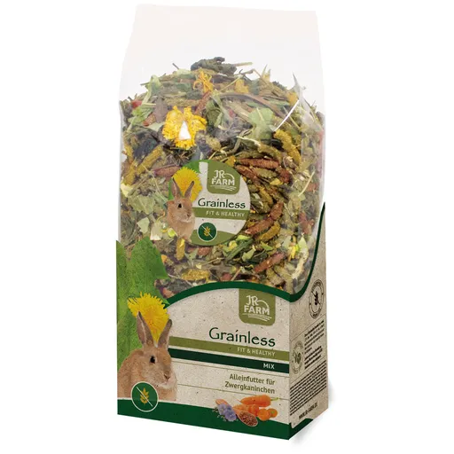 JR FARM Grainless HEALT MIX kompletné krmivo pre zakrslé králiky 600g