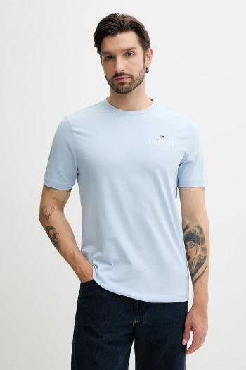Bavlnené tričko Tommy Hilfiger pánske, s potlačou, MW0MW39355