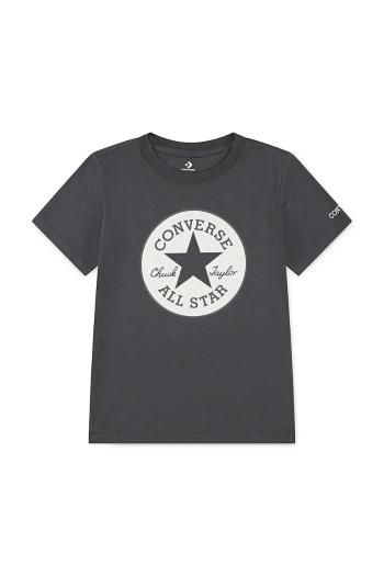 Detské tričko Converse šedá farba, 4CH405