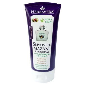 HERBAVERA Slivovicové mazanie s konope 200 ml