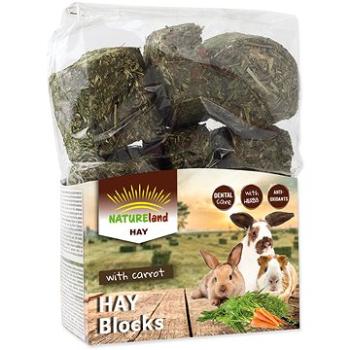 Nature Land Seno Hay bloky s mrkvou 600 g (8595681805782)