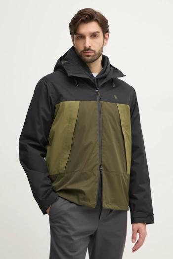 Bunda Polo Ralph Lauren pánska, zelená farba, prechodná, 710955629