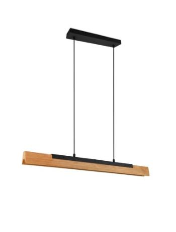 LED závesné osvetlenie Trio Kerala čierna TR 341610132