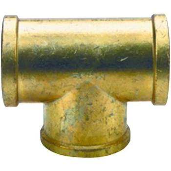 T Alakú Sárgaréz Csatlakozó  1/2